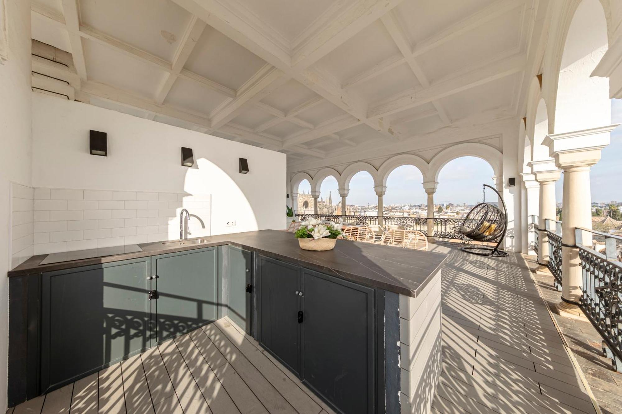 Isg Apartments The Most Exclusive Apartment In Sevillaparking Buitenkant foto